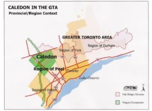Caledon, Ontario Map